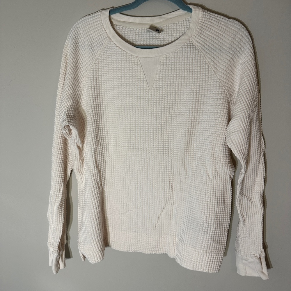 North Face waffle shirt